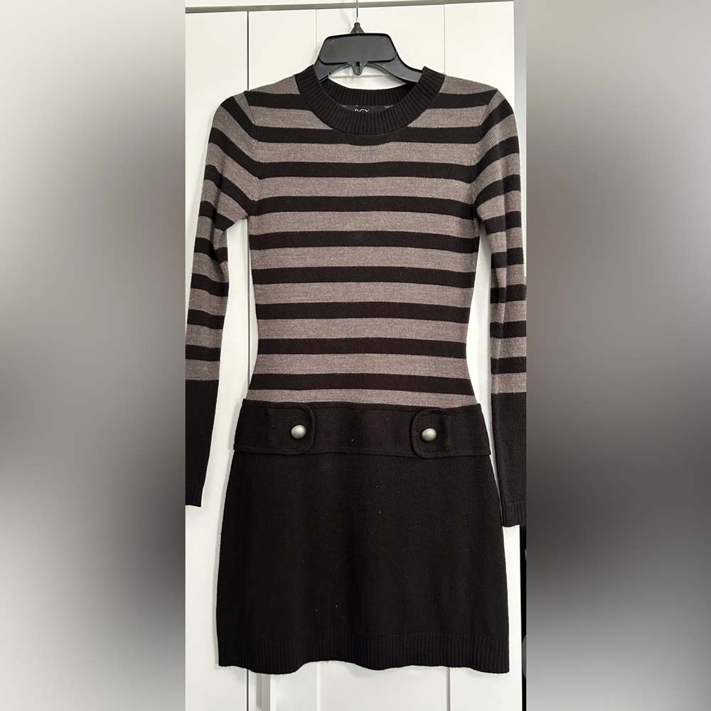 Black & Gray Sweater Dress size Xs